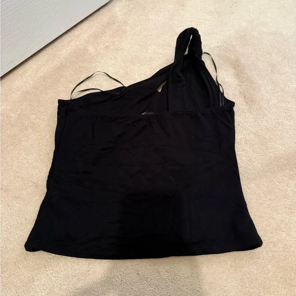 One-Shoulder top with Knot Strap - Picture 7 of 7